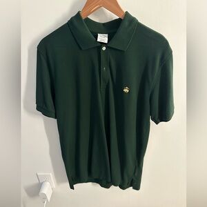 Brooks Brothers Performance Polo in Slim Fit, Medium Green, size: L